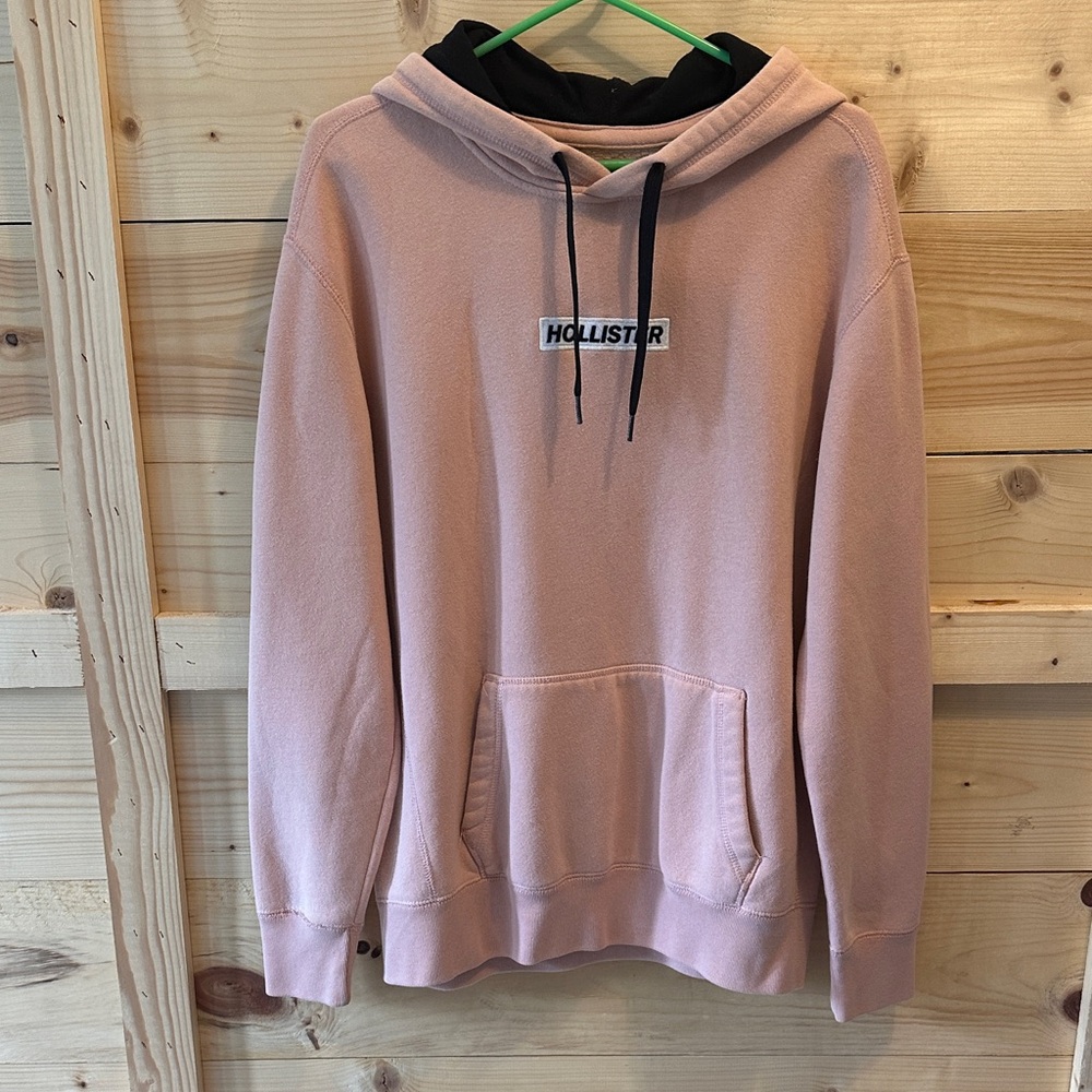 Hollister Light Pink Hoodie for Men
